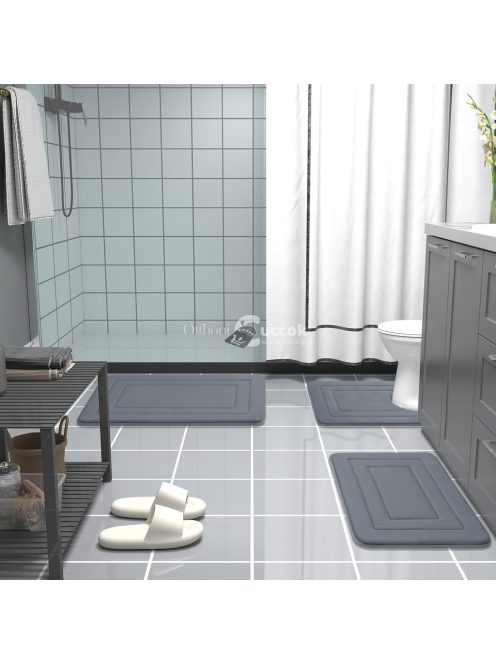 Memóriahabos, extrém puha fürdőszoba szőnyeg