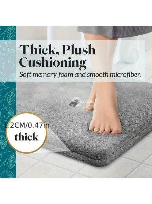 Memóriahabos, extrém puha fürdőszoba szőnyeg