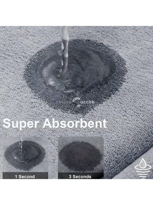 Memóriahabos, extrém puha fürdőszoba szőnyeg