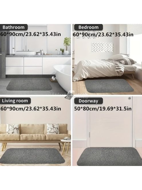 Prémium vastagságú szuperpuha kádkilépő szőnyeg