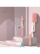 3 darabos készlet, Palacktisztító, Cumisüveg tisztító kefe