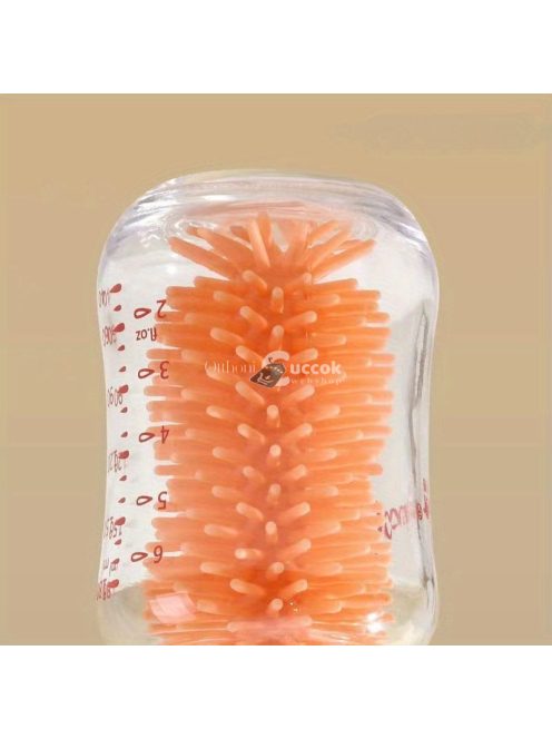 3 darabos készlet, Palacktisztító, Cumisüveg tisztító kefe