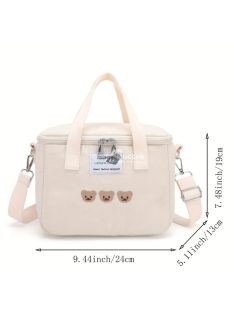   Nagy kapacitású, sokoldalú, hőszigetelő ebédtáska diákok számára