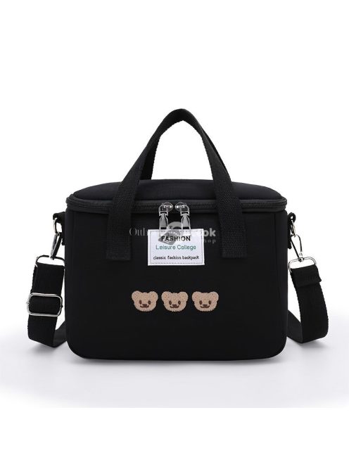 Nagy kapacitású, sokoldalú, hőszigetelő ebédtáska diákok számára