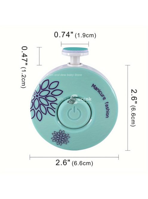Elektromos Körömvágó, Cserélhető 6 Csiszolófejjel