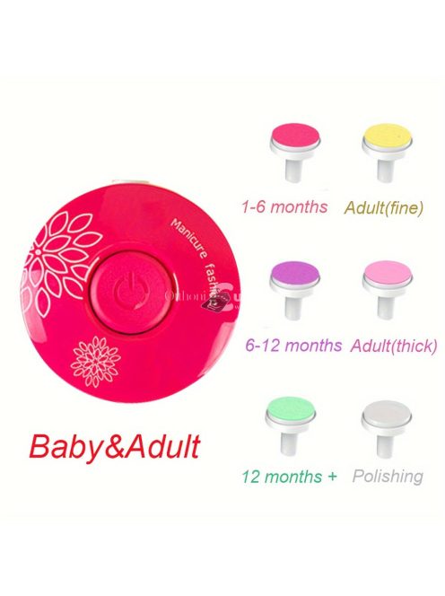 Elektromos Körömvágó, Cserélhető 6 Csiszolófejjel