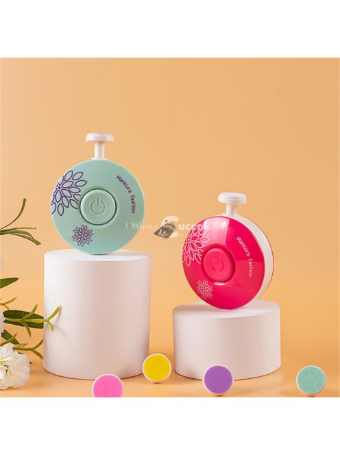 Elektromos Körömvágó, Cserélhető 6 Csiszolófejjel