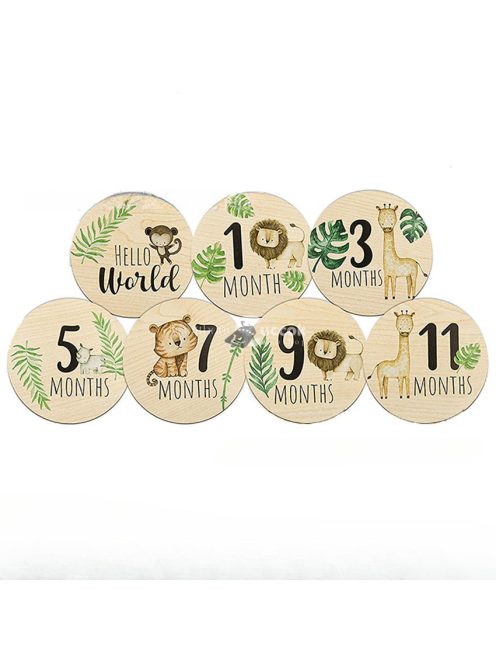 Fa baba havi kártyák, fa hirdetőtáblák