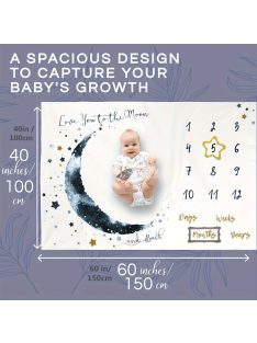 Extra Nagy Hold-Témájú növekedést mutató takaró