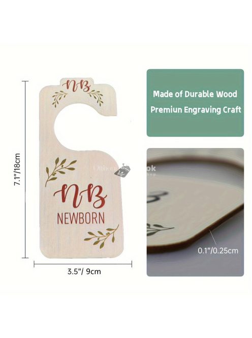 8 darabos készlet, kétoldalas fa szekrényrendező