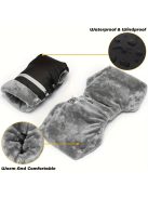 1 Pár Kényelmes Téli Babakocsi kesztyű