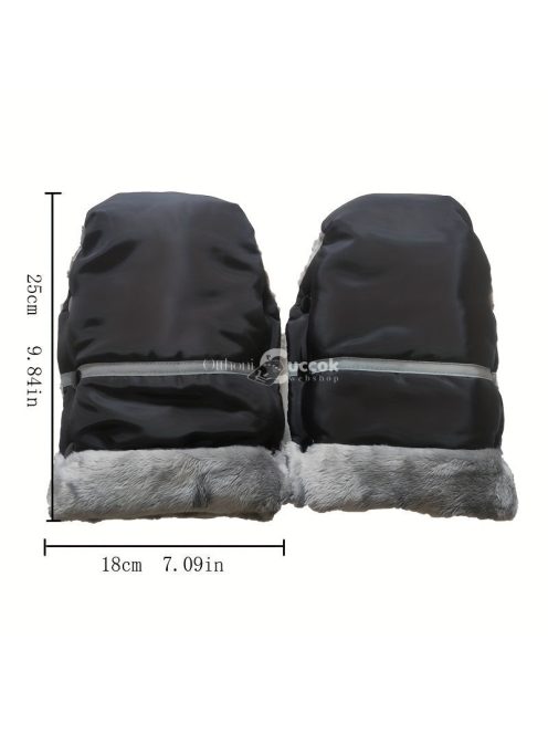 1 Pár Kényelmes Téli Babakocsi kesztyű