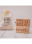 fa mérföldkő blokk