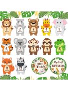 14 db fa stílusú mérföldkő kártya