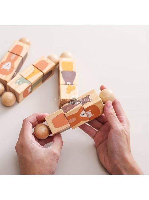 Fa Multifunkcionális Forgó Állat Alakú Párosító Játékok