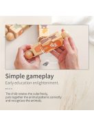 Fa Multifunkcionális Forgó Állat Alakú Párosító Játékok