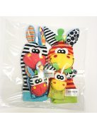 Állatos csilingelő zokni és karszalag