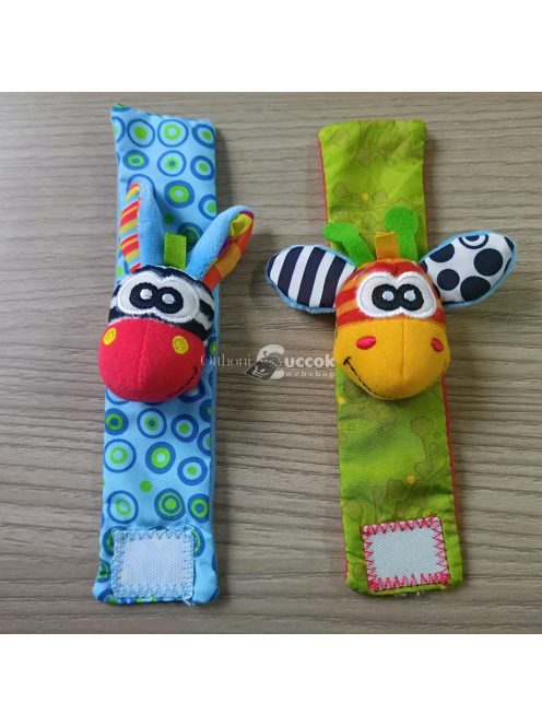 Állatos csilingelő zokni és karszalag