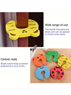   5 Darab Véletlenszerű Mintázatú Ajtó Becsapódás védő