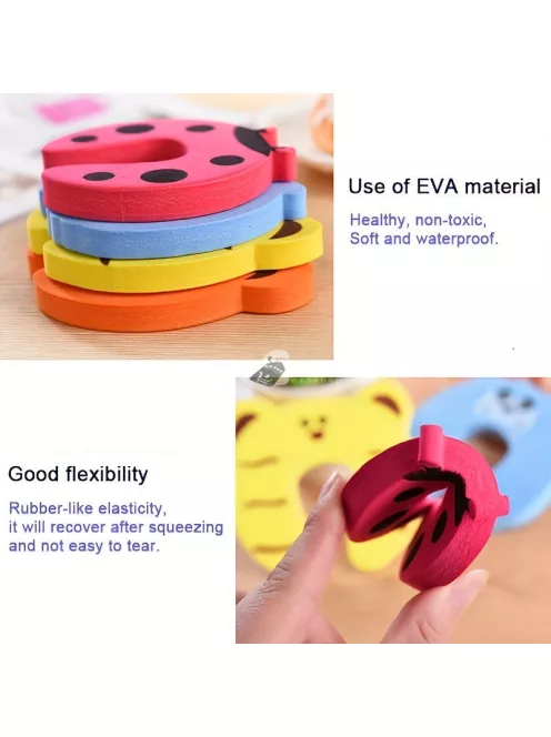 5 Darab Véletlenszerű Mintázatú Ajtó Becsapódás védő