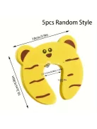 5 Darab Véletlenszerű Mintázatú Ajtó Becsapódás védő