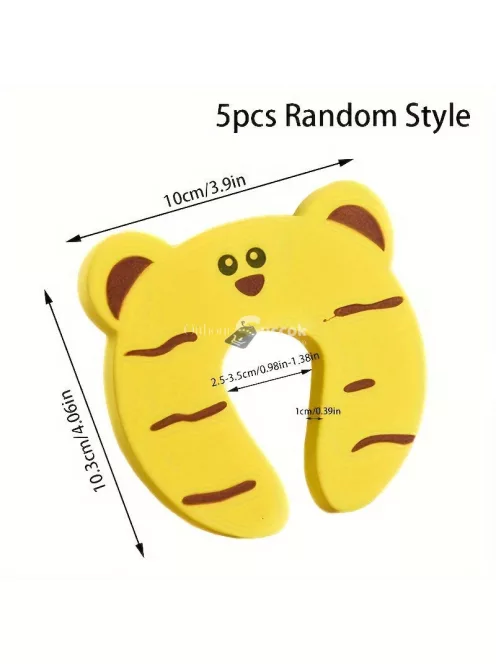 5 Darab Véletlenszerű Mintázatú Ajtó Becsapódás védő