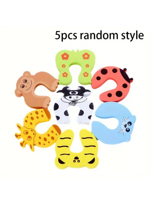 5 Darab Véletlenszerű Mintázatú Ajtó Becsapódás védő