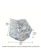 Vízálló kötött szövet bevásárlókocsi üléshuzat