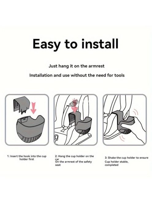 Univerzális autós ülés pohártartó gyerekeknek