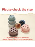 Szilikon Kupak Alakú Építőkockák