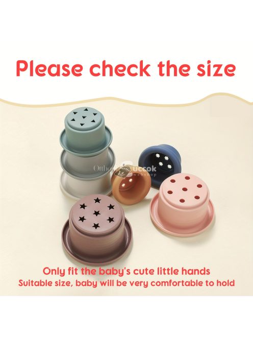 Szilikon Kupak Alakú Építőkockák