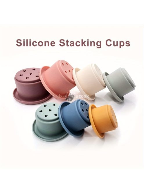 Szilikon Kupak Alakú Építőkockák