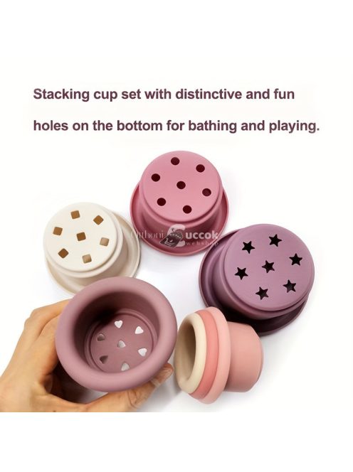 Szilikon Kupak Alakú Építőkockák