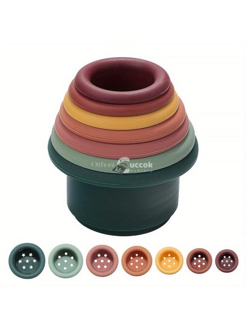 Szilikon Kupak Alakú Építőkockák