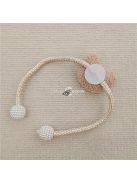 Aranyos Macis Függönykötő Gyöngy