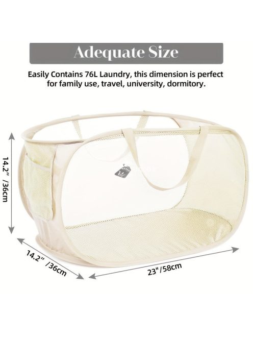 Összecsukható mosókosár