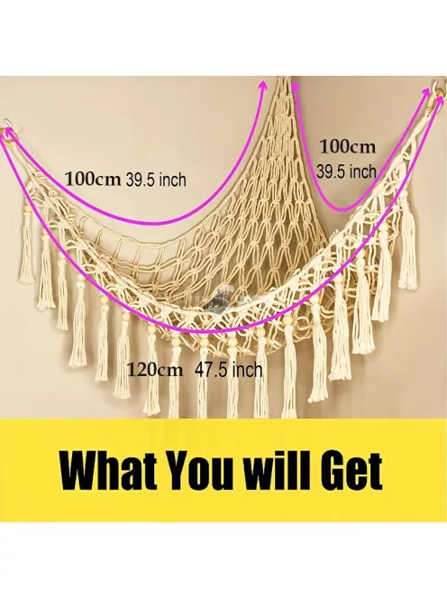 Akasztható plüss függőágy