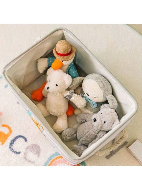 Nagyméretű oroszlán mintájú összecsukható szennyeskosár