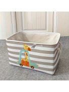 Nagyméretű oroszlán mintájú összecsukható szennyeskosár