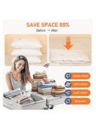 4 darab porszívóval zárható vacuumos tárolózacskó