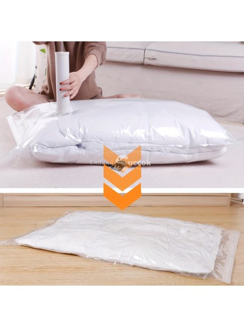 4 darab porszívóval zárható vacuumos tárolózacskó
