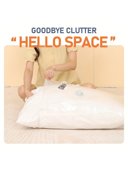 4 darab porszívóval zárható vacuumos tárolózacskó