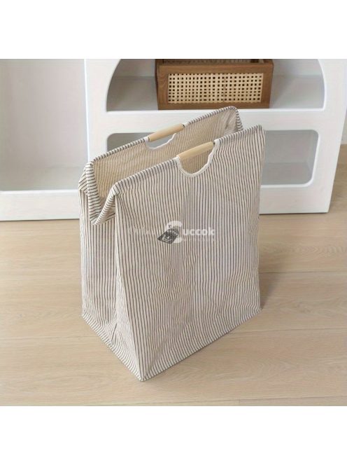 Helytakarékos nagy összecsukható szennyeskosár fogantyúkkal