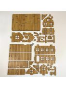 3D-s fa kirakós játék