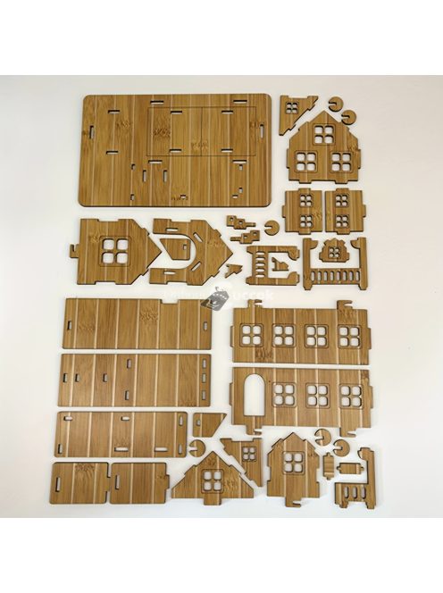 3D-s fa kirakós játék