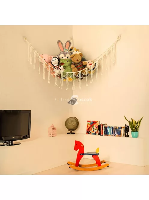 Tágas Tárolóháló Plüssjátékoknak