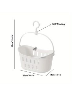 360°-ban Forgatható Akasztós Kosár