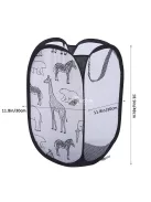 Összehajtható, állatmintás, nagy kapacitású, könnyen tisztítható tároló