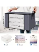 3 db Nagyméretű Összehajtható Szövet Tároló Doboz