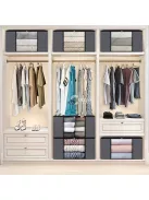 3 db Nagyméretű Összehajtható Szövet Tároló Doboz